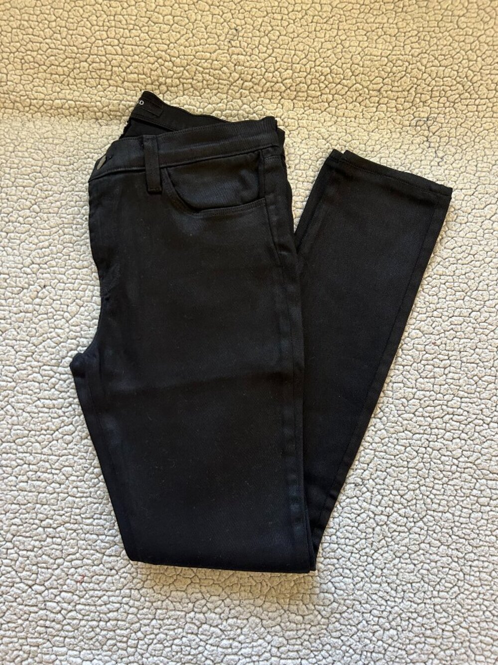 J Brand - super skinny black pants, size 29, fabric is a bit washed out